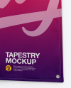 Wall Tapestry Mockup