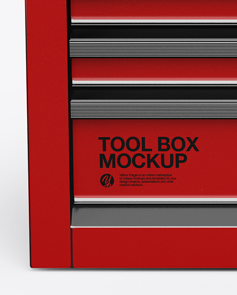 Download Tool Box Mockup In Box Mockups On Yellow Images Object Mockups