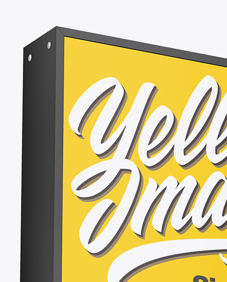 Signboard Mockup PSD #2