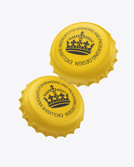 Download Matte Bottle Caps Mockup In Bottle Mockups On Yellow Images Object Mockups Yellowimages Mockups