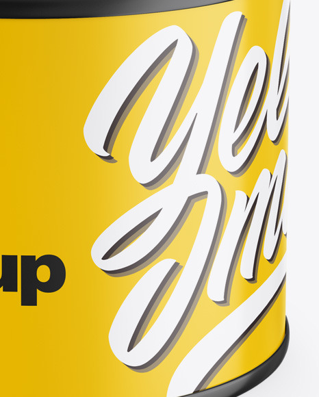 Glossy Can Mockup PSD #6