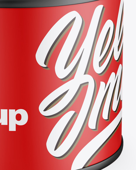 Matte Can Mockup PSD #6