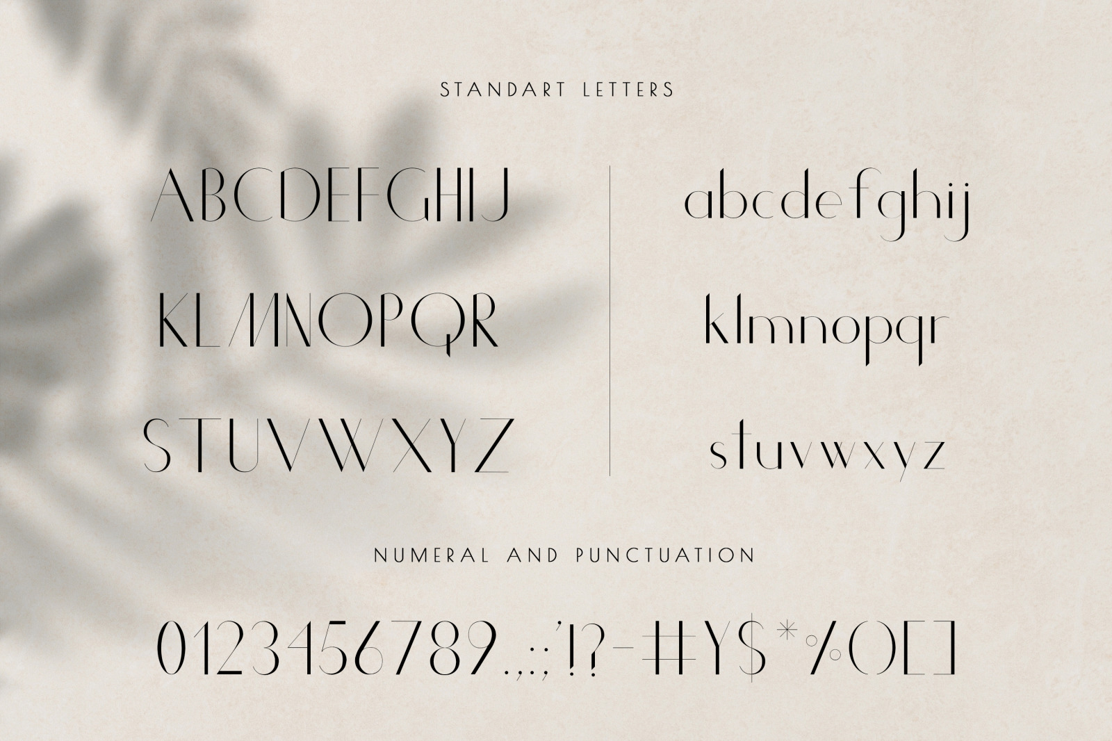 Chic Luxury Font Duo on Yellow Images Creative Store