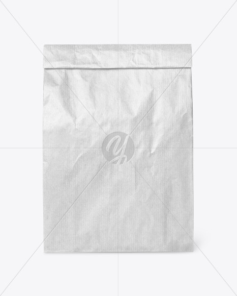 Download Kraft Food Bag Mockup In Bag Sack Mockups On Yellow Images Object Mockups