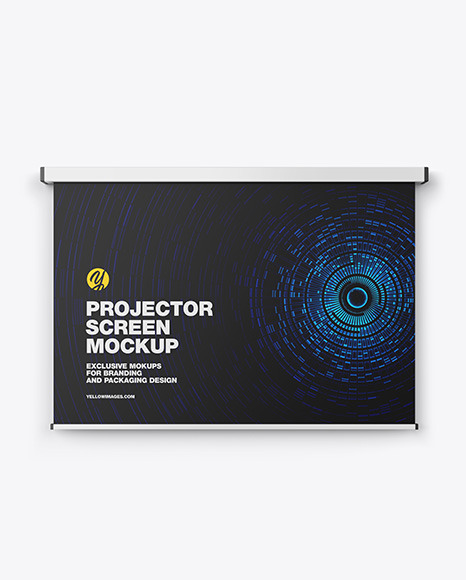 Projector Screen Mockup