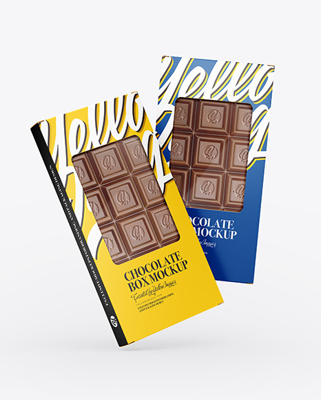 Chocolate Packaging Mockup Psd