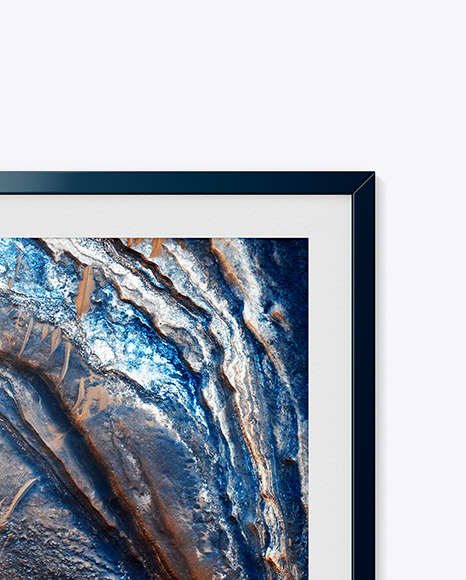 Glossy Photo Frame Mockup PSD #2