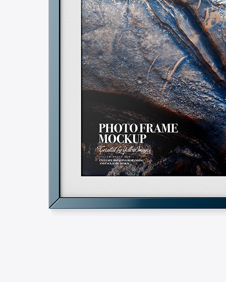 Glossy Photo Frame Mockup PSD #1