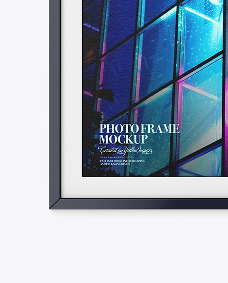 Texture Photo Frame Mockup PSD #4