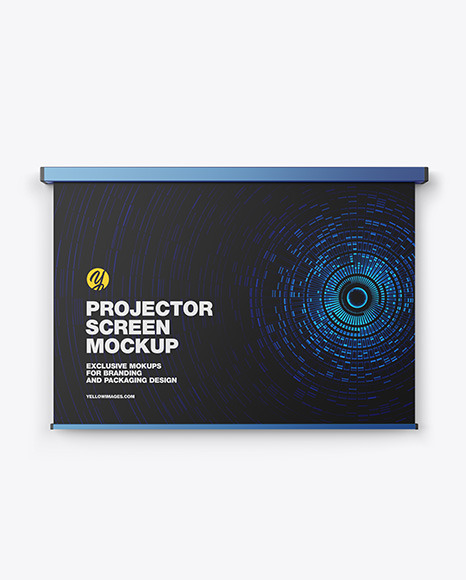 Projector Screen Mockup
