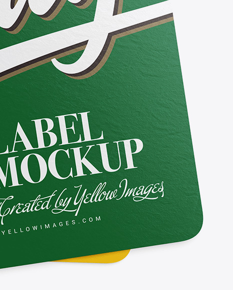 Two Paper Labels Mockup PSD #1
