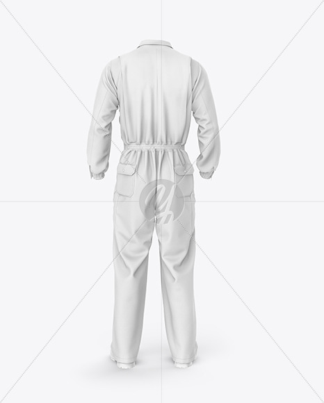 Download Worker Uniform Mockup - Back View in Apparel Mockups on ...