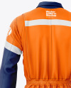 Download Worker Uniform Mockup Back View In Apparel Mockups On Yellow Images Object Mockups