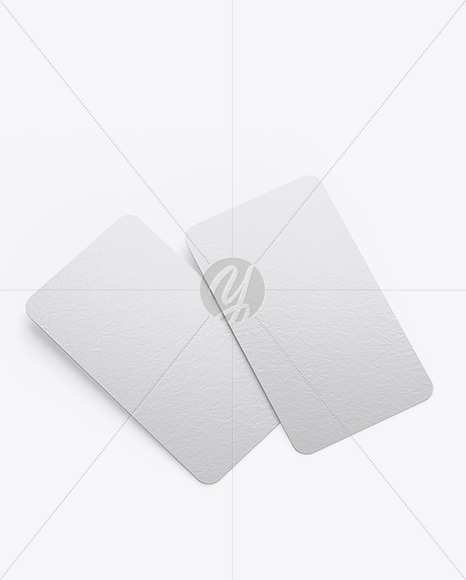 Paper Business Cards Mockup PSD #1