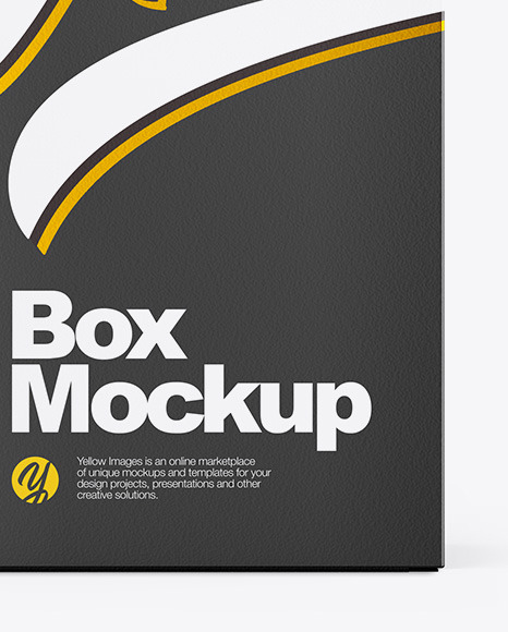 Glossy Dropper Bottle W Paper Box Mockup In Bottle Mockups On Yellow Images Object Mockups