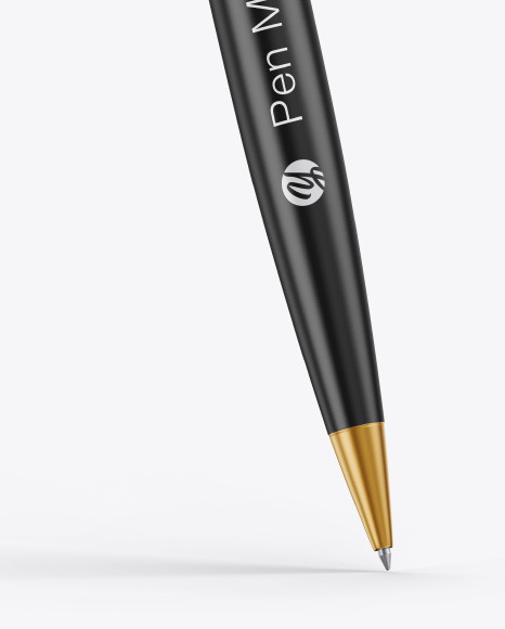 Matte Pen w  Metallic Finish Mockup PSD #5