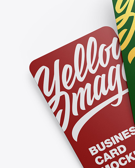 Two Business Card Mockup PSD #7