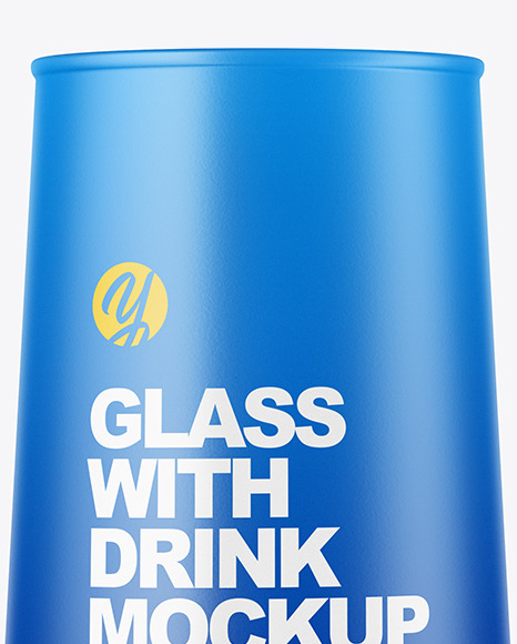 Matte Glass Mockup PSD #2