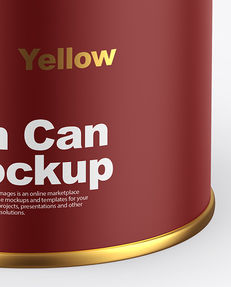 Download Matte Olive Oil Tin Can Mockup In Can Mockups On Yellow Images Object Mockups Yellowimages Mockups