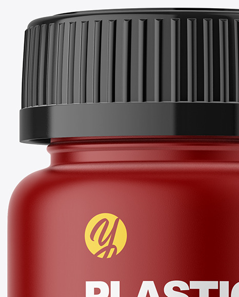 Plastic Jar Mockup PSD #2