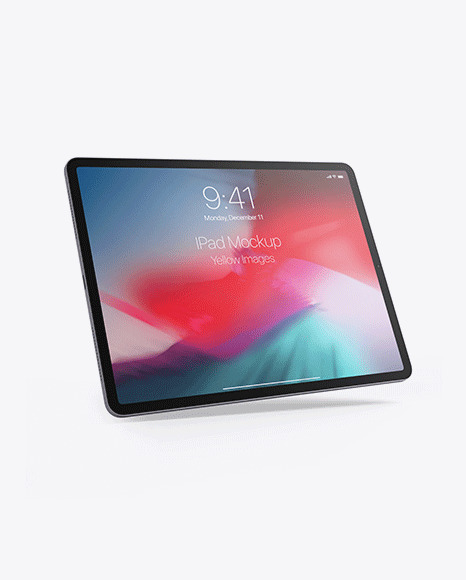 Apple iPad Pro 2018 12.9 Mockup PSD #4