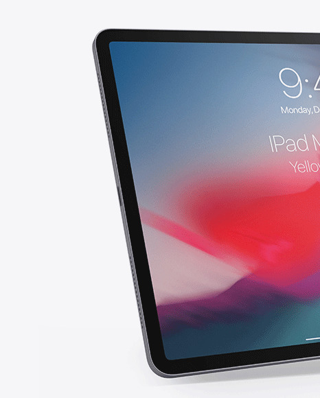 Apple iPad Pro 2018 12.9 Mockup PSD #2