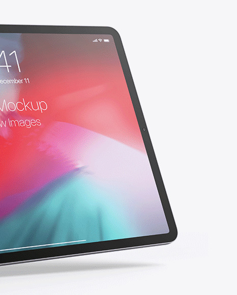 Apple iPad Pro 2018 12.9 Mockup PSD #1