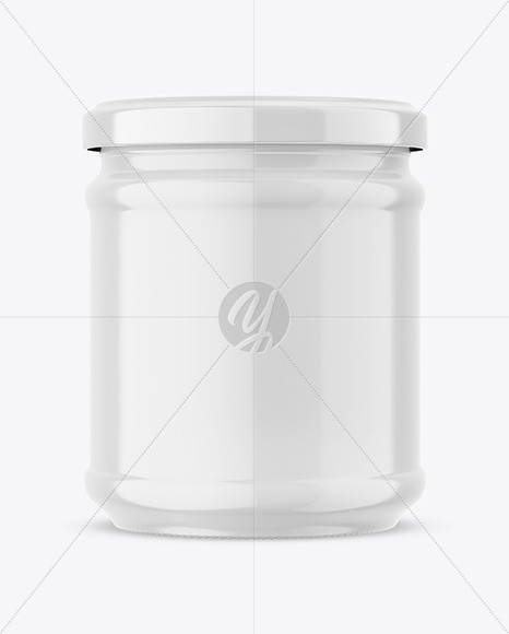 Download Clear Glass Mayonnaise Sauce Jar Mockup In Jar Mockups On Yellow Images Object Mockups Yellowimages Mockups