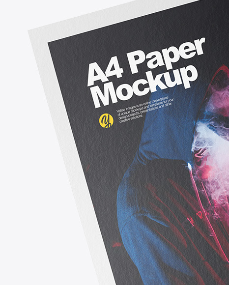 A4 Paper Mockup PSD #3