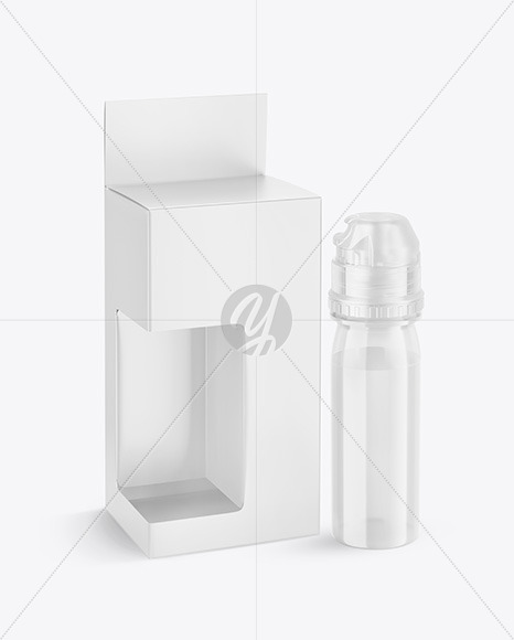 Download Box With Vape Bottle Mockup In Box Mockups On Yellow Images Object Mockups Yellowimages Mockups