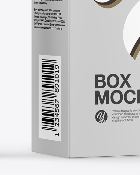 Matte Cosmetic Tube with Box Mockup PSD #5