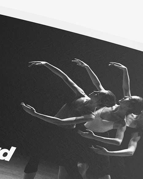 Paper A5 Postcard Mockup PSD #6