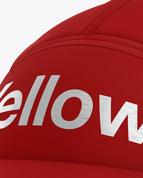 Snapback Cap Mockup In Apparel Mockups On Yellow Images Object Mockups