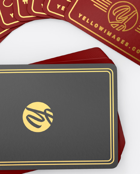 Download Tarot Cards With Box Mockup In Object Mockups On Yellow Images Object Mockups