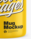 Glossy Coffee Cup Mockup