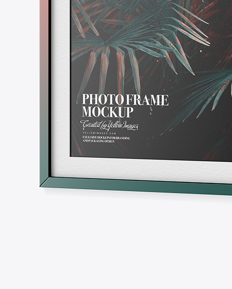 Matte Photo Frame Mockup PSD #1