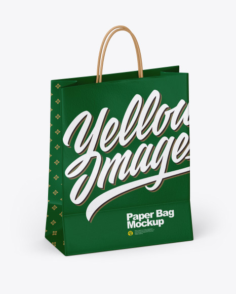 Download Textured Shopping Bag W Rope Handles Mockup In Bag Sack Mockups On Yellow Images Object Mockups Yellowimages Mockups