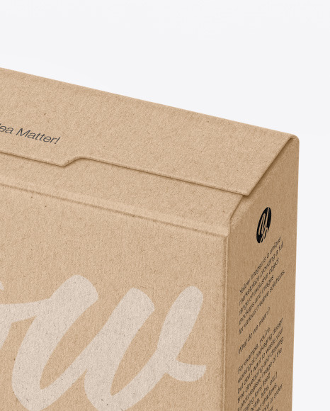 Download Kraft Box Mockup In Box Mockups On Yellow Images Object Mockups