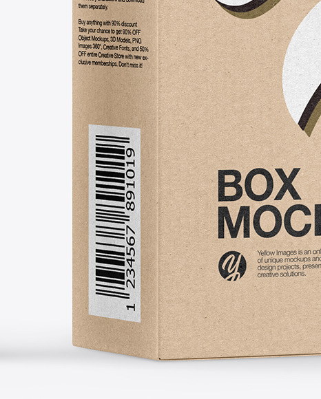 Matte Cosmetic Tube with Kraft Box Mockup PSD #5