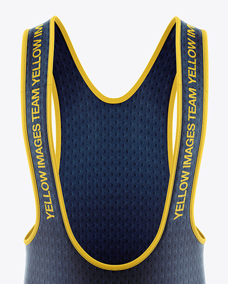 Download Men's Cycling Bib Mockup in Apparel Mockups on Yellow ...