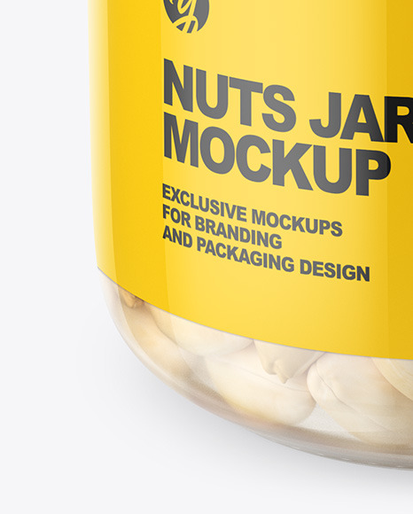 Peanut Butter Jar Mockup