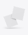 Square Postmarks Mockup