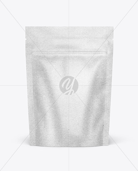 Download Kraft Stand Up Pouch Mockup In Pouch Mockups On Yellow Images Object Mockups