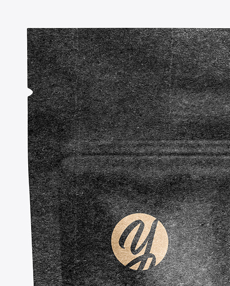 Kraft Paper Stand up Pouch Mockup PSD #6