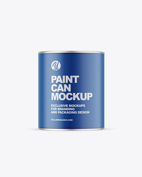 Download Matte Paint Cans Psd Mockup Yellowimages