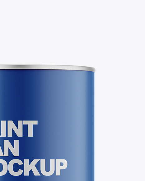 Download Matte Paint Can Mockup In Can Mockups On Yellow Images Object Mockups PSD Mockup Templates