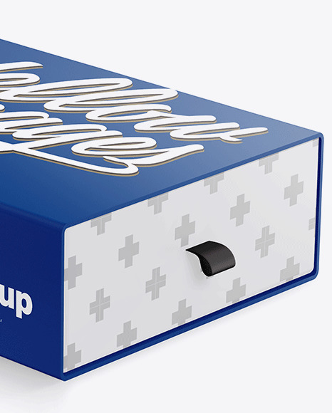 Glossy Box Mockup PSD #4