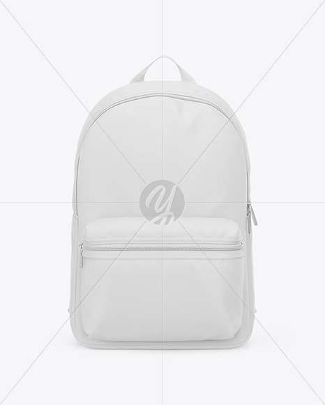 Download Leather Backpack Mockup Front View In Apparel Mockups On Yellow Images Object Mockups