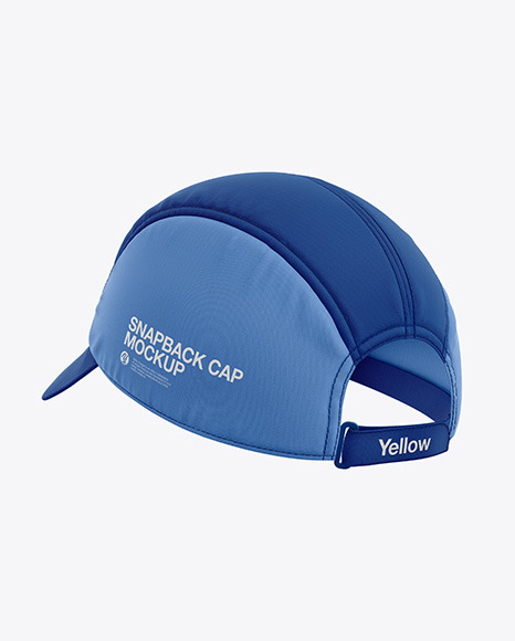 Snapback Cap Mockup In Apparel Mockups On Yellow Images Object Mockups