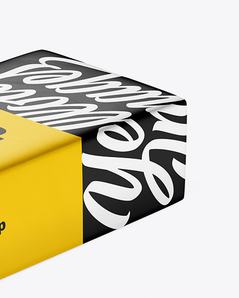 Download Matte Metallic Butter Block Mockup In Packaging Mockups On Yellow Images Object Mockups Yellowimages Mockups